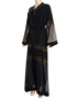Diamond-Embellished Abaya Dress for Women